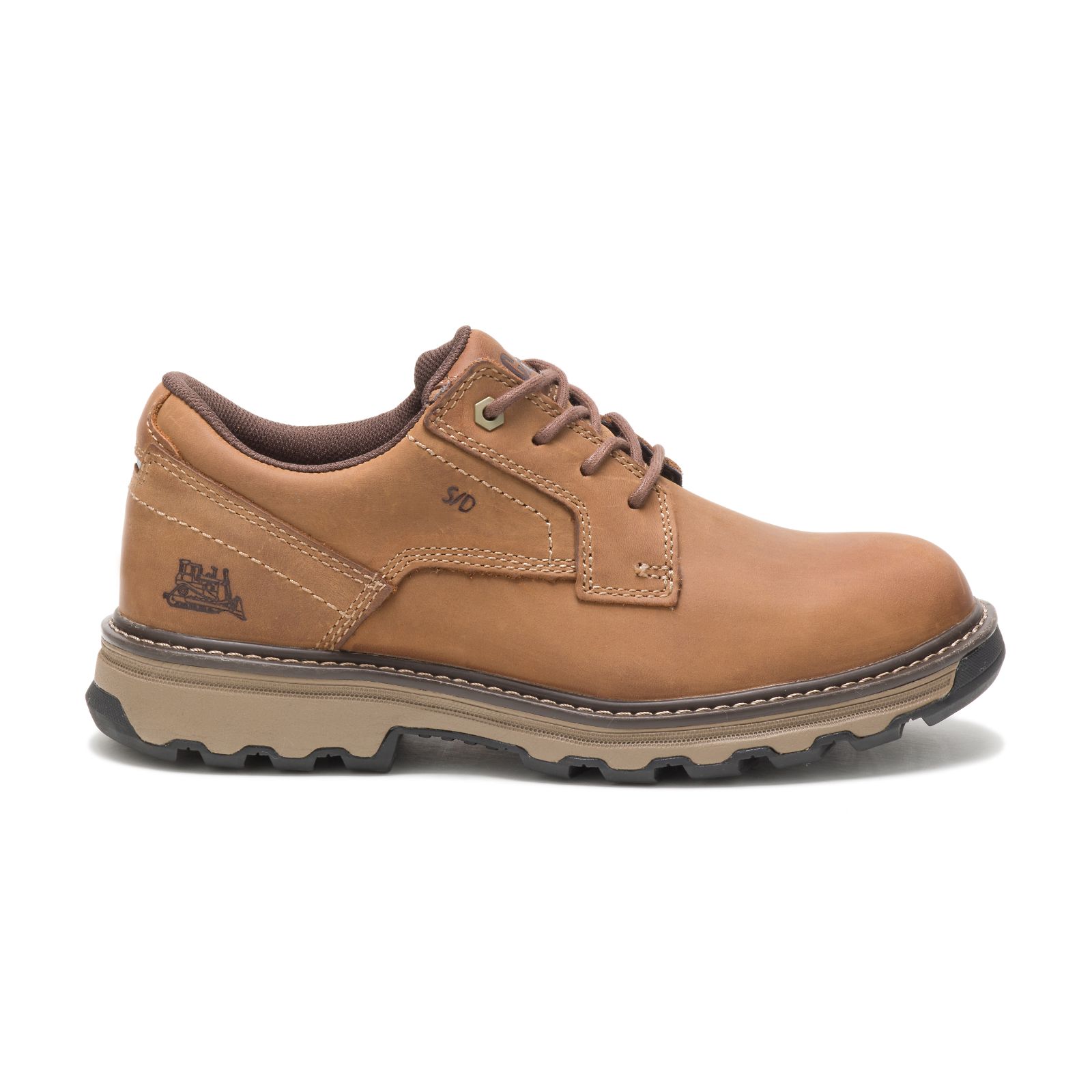 Caterpillar Shoes Pakistan Sale - Caterpillar Tyndall Mens Work Shoes Dark Beige (921786-DKE)